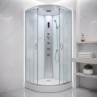 Душовий бокс KO&amp;PO 126 RF, 100 × 100 см, з радіо, вентиляцією, світлом - Душовий бокс KO&PO 126 RF, 100 × 100 см, з радіо, вентиляцією, світлом