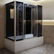Душовий бокс KO&amp;PO 177, 150×80, з ванною - Душовий бокс KO&PO 177, 150×80