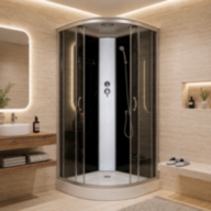 Душовий бокс KO&amp;PO 126 G, 90 × 90 см, з тонованим склом - Душовий бокс KO&PO 126 (90) G