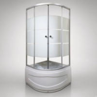 Душова кабіна KO&PO 7125-7, 90×90, скло 4 мм