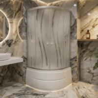 Душова кабіна KO&PO 7125-6, 90 × 90 см